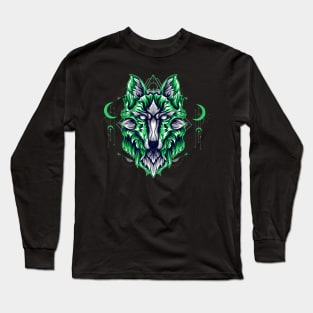 wolf space Long Sleeve T-Shirt